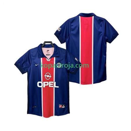 Billiga Fotbollströjor Paris Saint-Germain 1999 Retro Hemma tröja 1998 Kortärmad